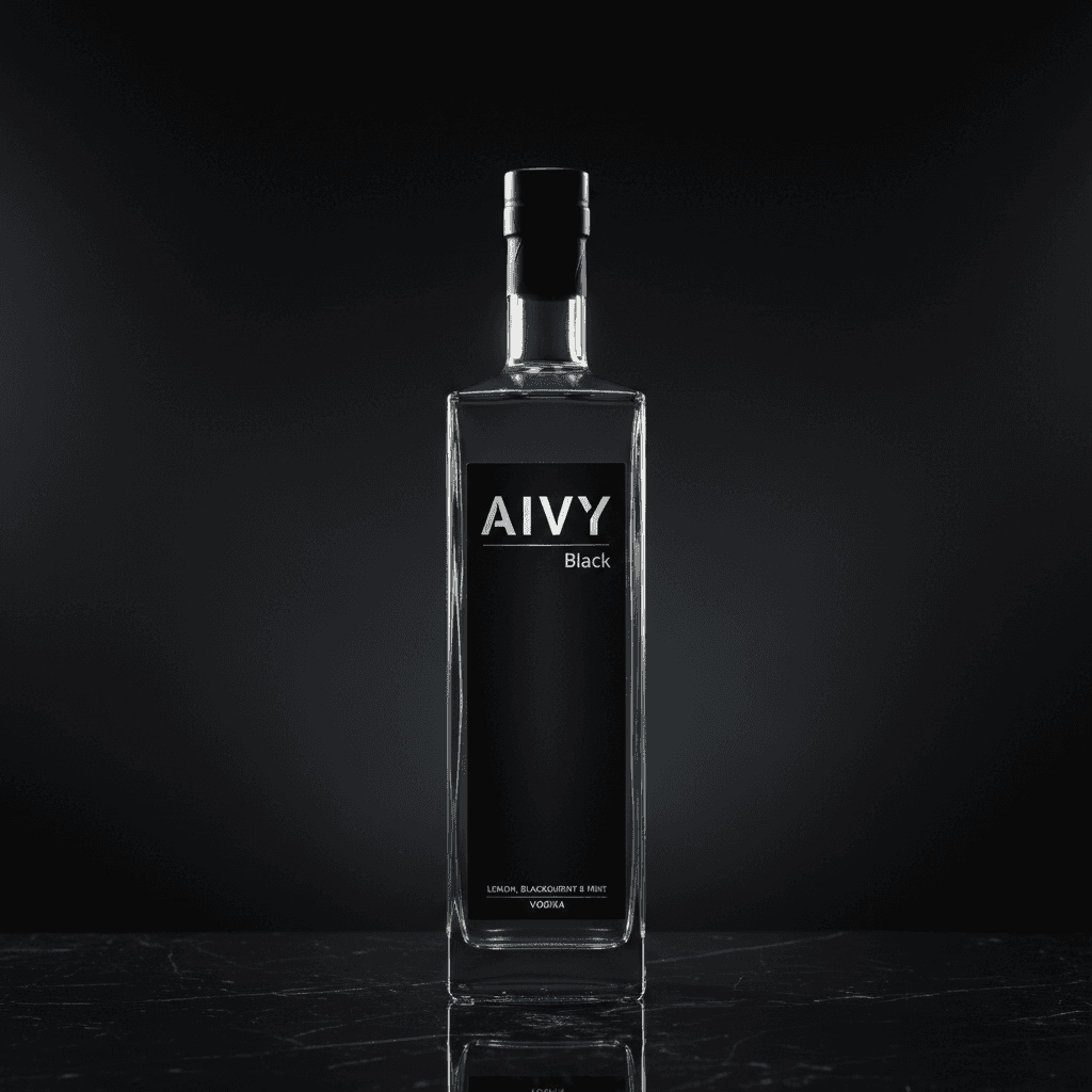 Aivy Black Lemon, Blackcurrant and Mint Triple Flavoured Vodka