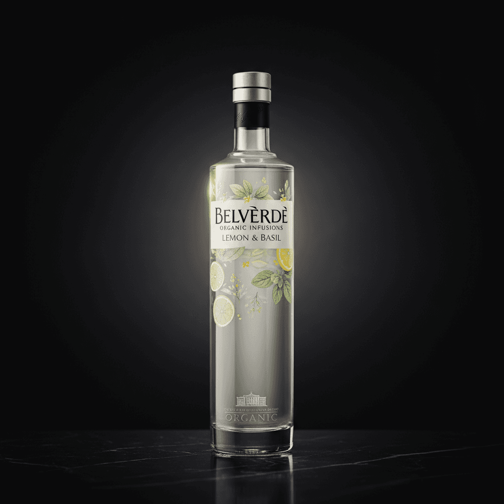Belvedere Organic Infusions Lemon & Basil